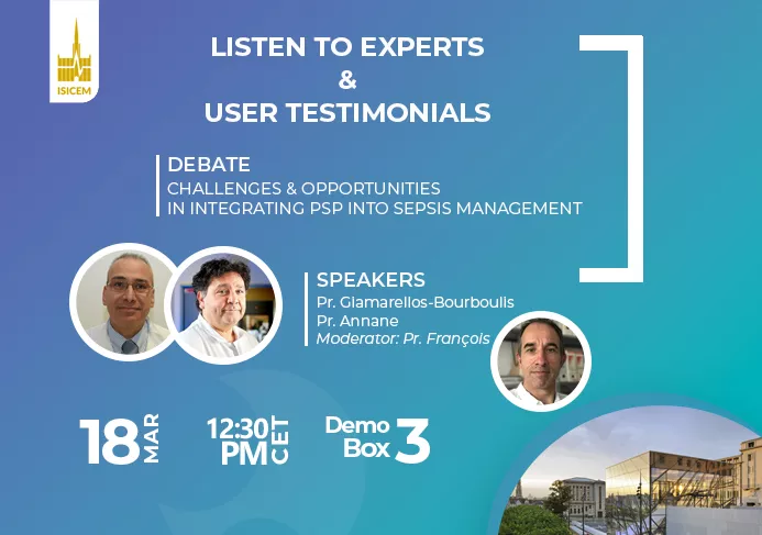 Let's meet us at ISICEM 2025. Listen to experts and user testimonials on March 18.